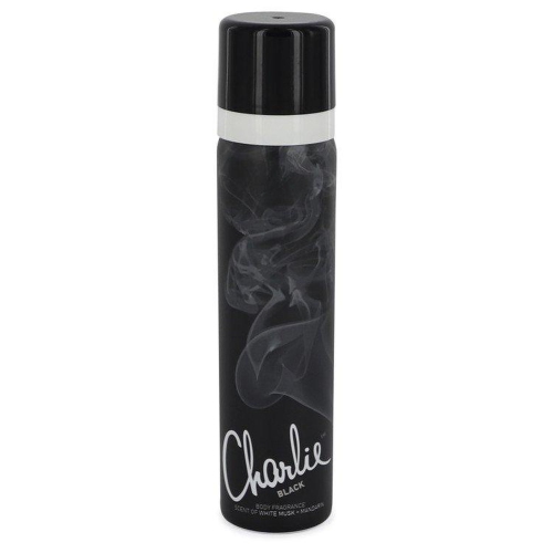 Charlie Black by Revlon Body Fragrance Spray 2.5 oz