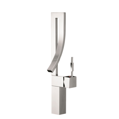 Single Hole Vessel Sink Bathroom Faucet in Polished Chrome, B-101C