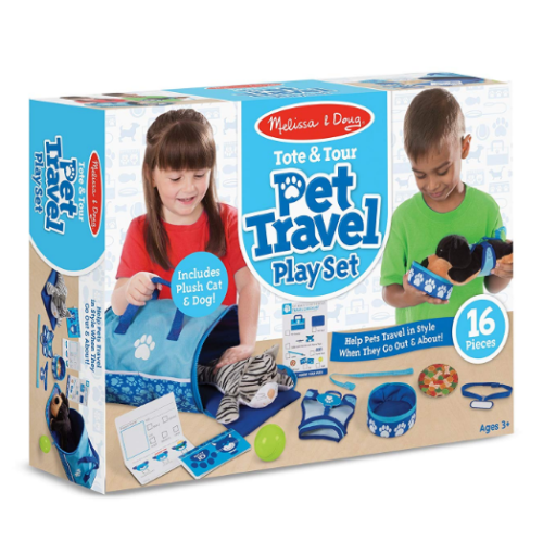 Melissa & Doug - 8541 | Tote & Tour Pet Travel Play Set