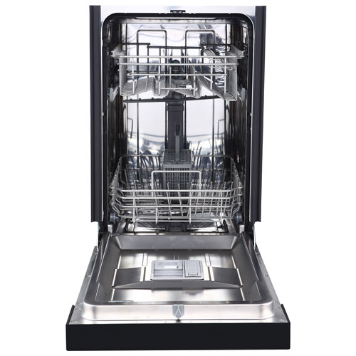 Lave-vaisselle encastrable 52 dB intérieur en acier inoxydable de 18 po de GE - Inox