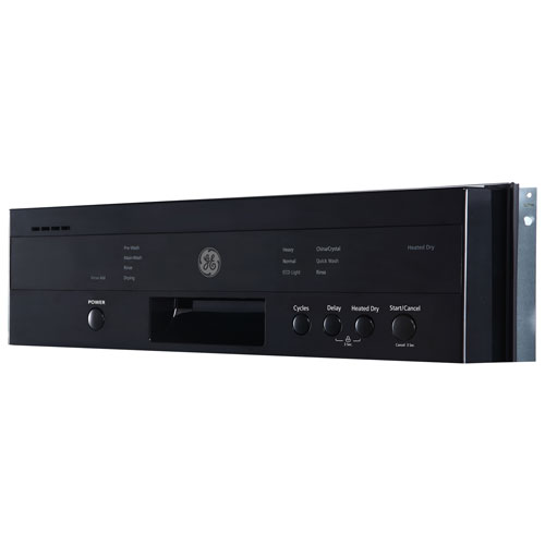 Lave-vaisselle encastrable 52 dB intérieur en acier inoxydable de 18 po de GE - Inox