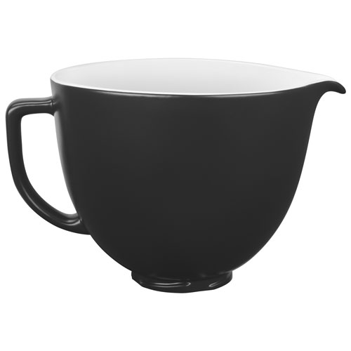 KitchenAid 5Qt Ceramic Stand Mixer Bowl – Matte Black