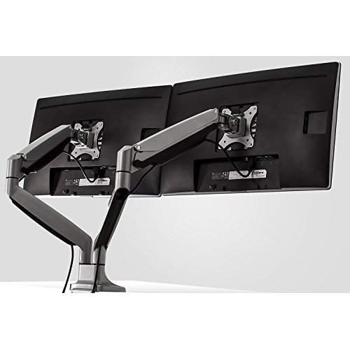 Dual Monitor Articulating Spring Arm Desk Mount MI-1772