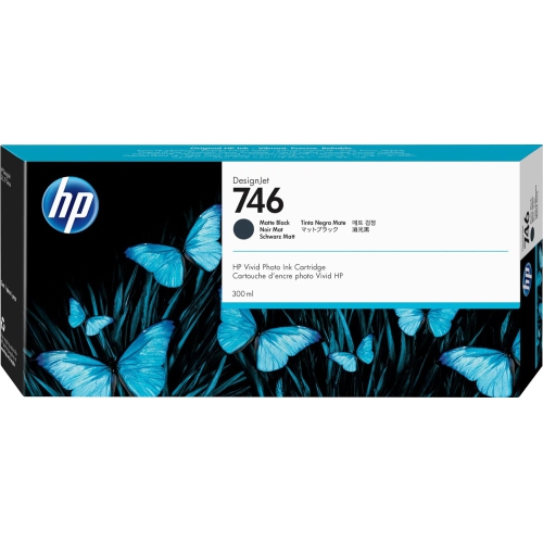 HP  746 300-Ml Matte Black Ink Crtg (P2V83A)