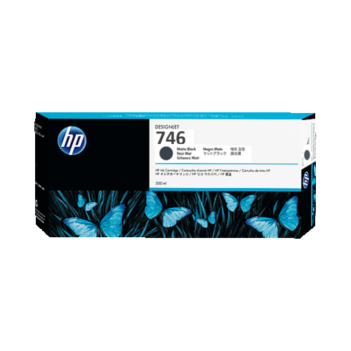 HP 746 300-ML MATTE BLACK INK CRTG