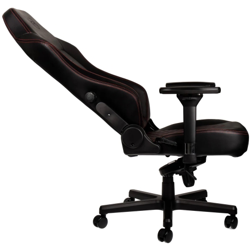 noblechairs HERO Premium Gaming and Office Chair - Superior Ergonomics, PU Leather cover, Supports up to 150 kg, Black/Red