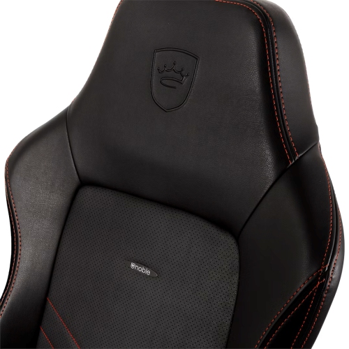 noblechairs HERO Premium Gaming and Office Chair - Superior Ergonomics, PU Leather cover, Supports up to 150 kg, Black/Red