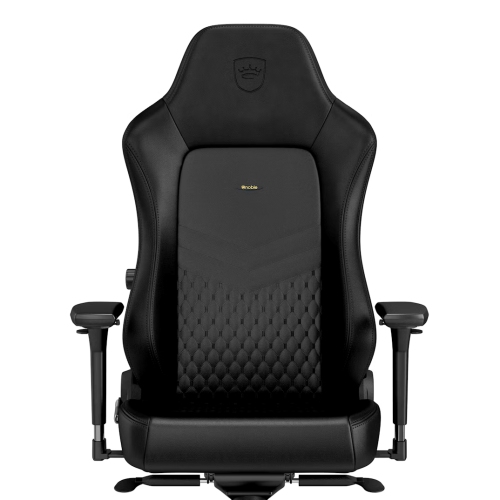 noblechairs HERO Premium Gaming and Office Chair - Superior Ergonomics, Genuine Real Leather Upholstery, Supports up to 150 kg, Black