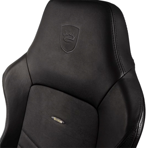 noblechairs HERO Premium Gaming and Office Chair - Superior Ergonomics, Genuine Real Leather Upholstery, Supports up to 150 kg, Black