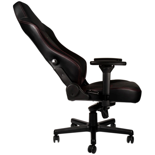 noblechairs HERO Premium Gaming and Office Chair - Superior Ergonomics, Genuine Real Leather Upholstery, Supports up to 150 kg, Black/Red