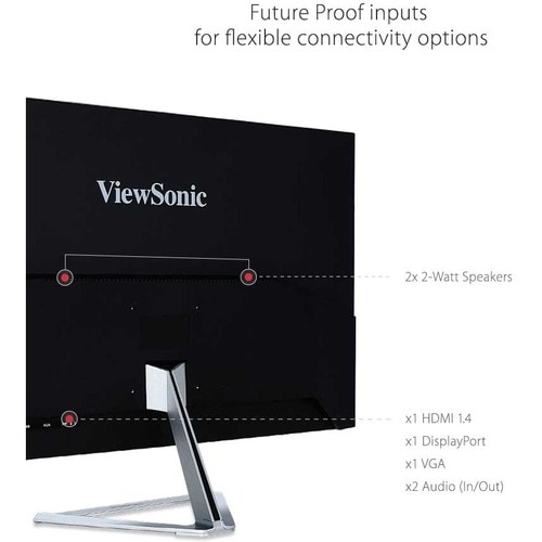 Viewsonic 32" Thin-Bezel FHD 75Hz IPS LED Monitor 8ms - Silver