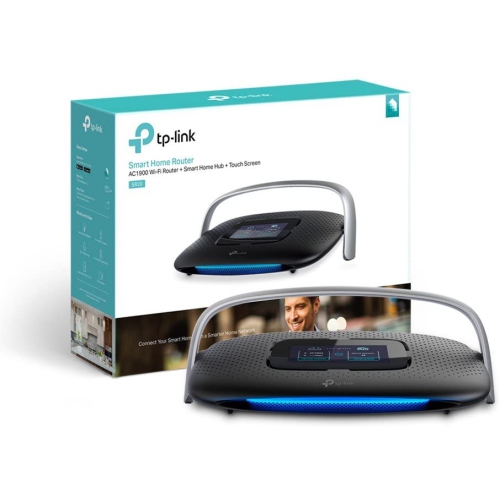 Image 1 de 2.. Routeur intelligent pour la maison AC1900 NT SR20 de TP-Link avec écran tactile et concentrateur de maison intelligente