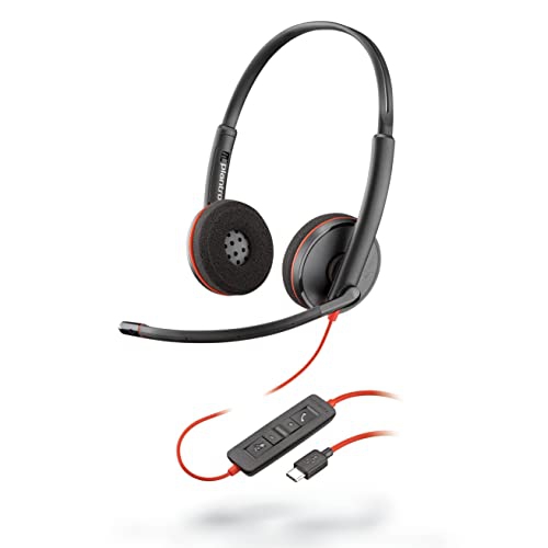 Casque d’écoute Blackwire C3220 USB-C de Plantronics - avec fil - Série 3200 - USB-C - isolation sonore