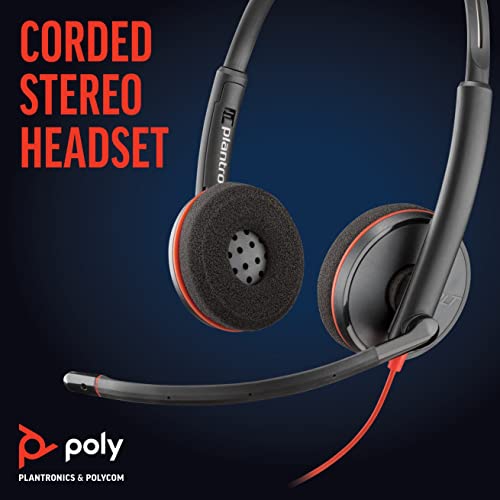 Casque d’écoute Blackwire C3220 USB-C de Plantronics - avec fil - Série 3200 - USB-C - isolation sonore