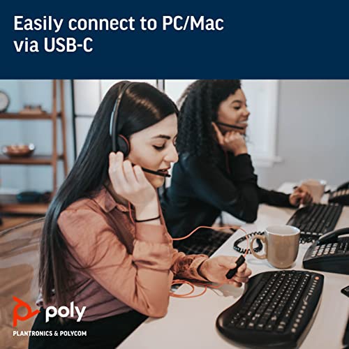 Casque d’écoute Blackwire C3220 USB-C de Plantronics - avec fil - Série 3200 - USB-C - isolation sonore