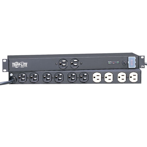 Tripp Lite Isobar Surge Protector Rackmount 12 Outlet 15' Cord Metal 1URM