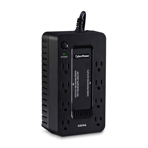 CyberPower ST425 Standby UPS System, 425VA/260W, 8 Outlets, Compact