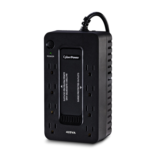CyberPower ST425 Standby UPS System, 425VA/260W, 8 Outlets, Compact