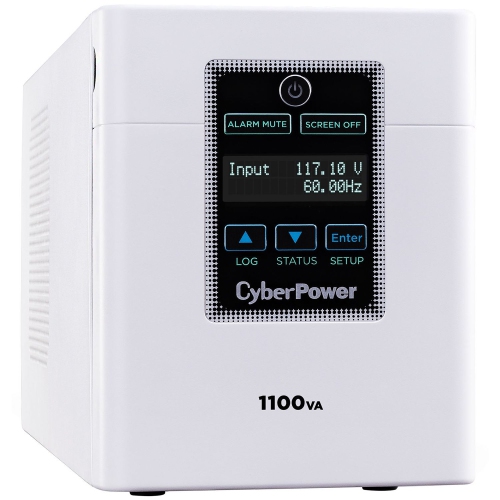 CyberPower M1100XL Medical UPS Systems - 1100VA/880W, 120 VAC, NEMA 5-15P-HG, Mini-Tower, 6 Outlets, LCD, PowerPanel