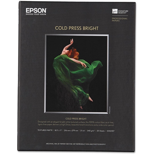 Epson 25-Sheet 8.5" x 11" Matte Paper