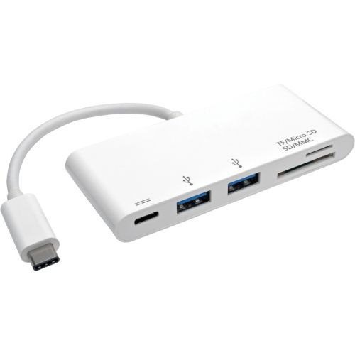 TRIPP LITE  USB 3.1 Gen 1 USB-C Portable Hub/adapter, 2 USB-A Ports, USB-C Pd Charging & Mem