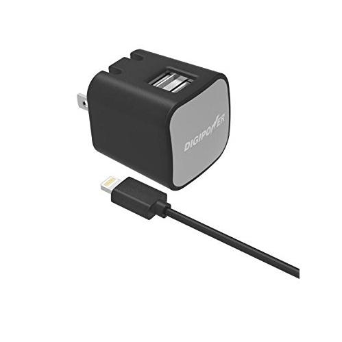 Digipower Wall Charger 2.4amp InstaSense w/Lightning Cable