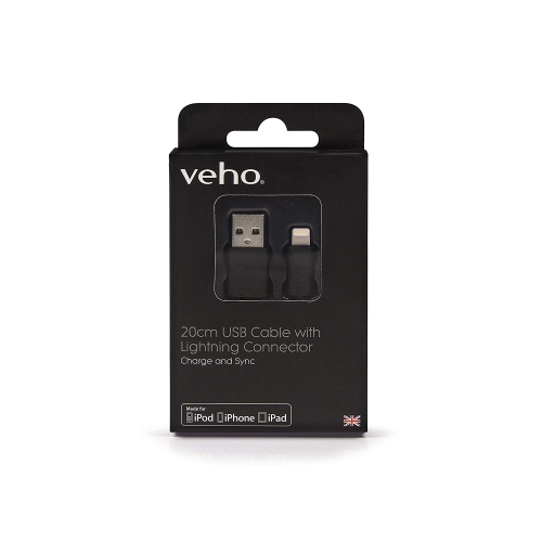 Veho Pebble 20CM MFi Lightning Cable