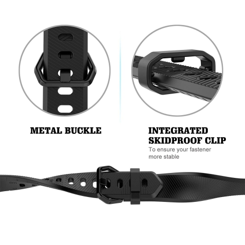 Fitbit Alta Replacement Band Large /Fitbit Alta HR Strap Bracelets W/ Same Color Metal Clasp and Fastener (10Pack)