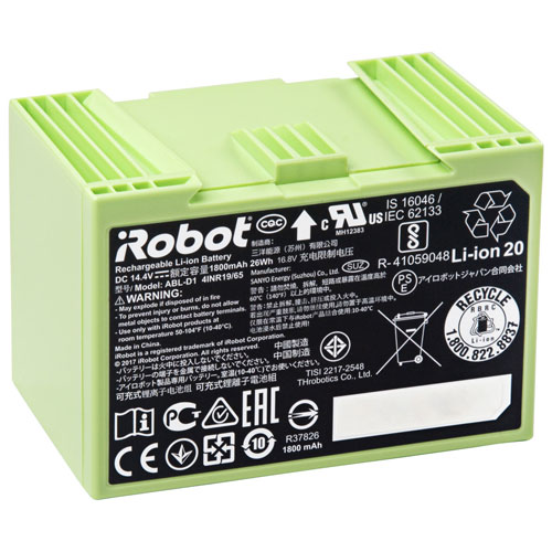 e5158 vhbw Batterie Compatible avec iRobot Roomba e5154 e515840 3400mAh, 14,4V, Li-ION e6 e6198 Robot électroménager 