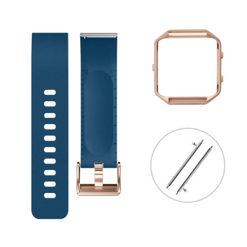 Fitbit Blaze Bands with Frame, Sport Silicone Replacement Strap for Fitbit Blaze Smart Fitness - Wristbands Small