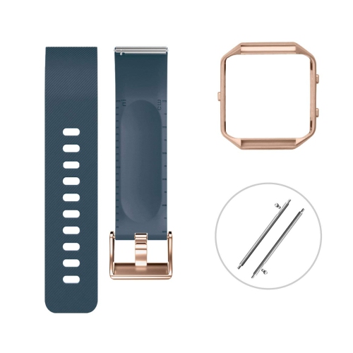 Fitbit Blaze Bands with Frame, Sport Silicone Replacement Strap for Fitbit Blaze Smart Fitness - Wristbands Small