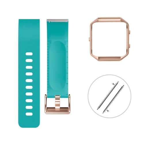 Fitbit Blaze Bands with Frame, Sport Silicone Replacement Strap for Fitbit Blaze Smart Fitness - Wristbands Small