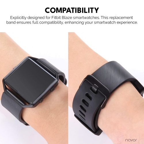 Fitbit blaze silicone online bands