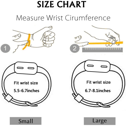 Navor Large Premium Replacement Bands - Fits for Fitbit Versa 2, Fitbit Versa, Versa Lite or Versa SE - Smartwatch Loop Wristband Accessory -