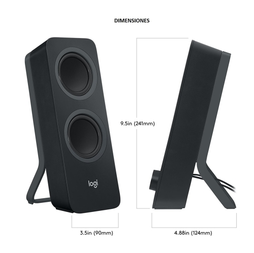 Refurbished - Logitech Z207 2.0 Channel Computer Speaker System with Bluetooth (980-001294)