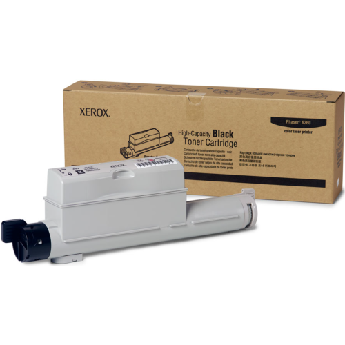 ** 365 DAYS WARRANTY ** / Xerox 106R01221, Black High Yield Original Toner Cartridge, For Phaser 6300/6350/6360