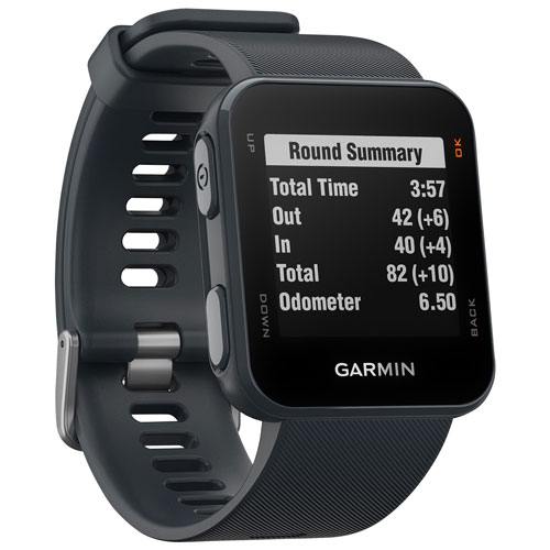 Garmin Approach S10 Golf Watch with Preloaded Courses - Granite