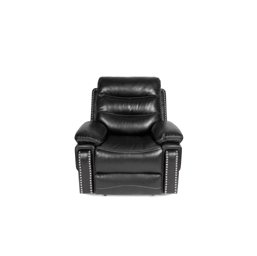 ALUX  A-Class Luxury Products Home Theatre: Elite Collection Air Leather Power Recliner Chair With USB Port - Colour In Black