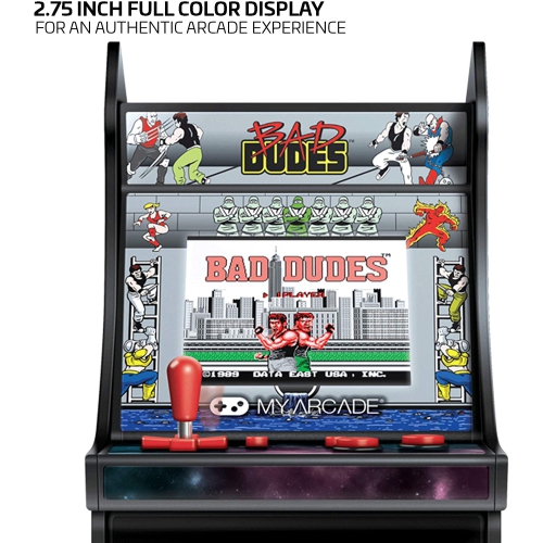 My Arcade Micro Player 6" Collectable Retro Arcade Machine - Bad Dudes