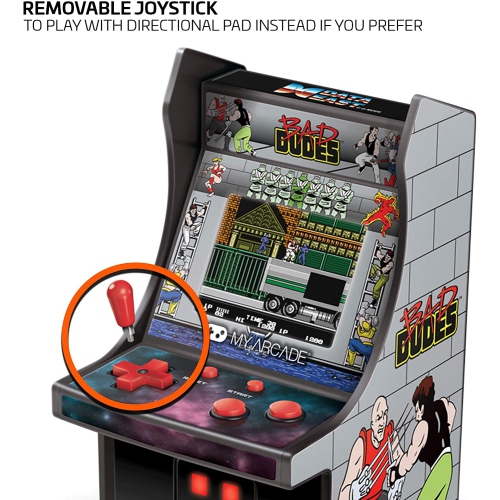 My Arcade Micro Player 6" Collectable Retro Arcade Machine - Bad Dudes