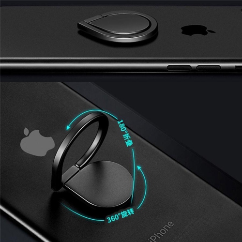 GlobalTone Metal Phone Finger Ring Holder Grey