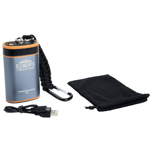 Celestron Elements ThermoCharge 10 10000 mAh Dual USB Power Bank and Hand Warmer
