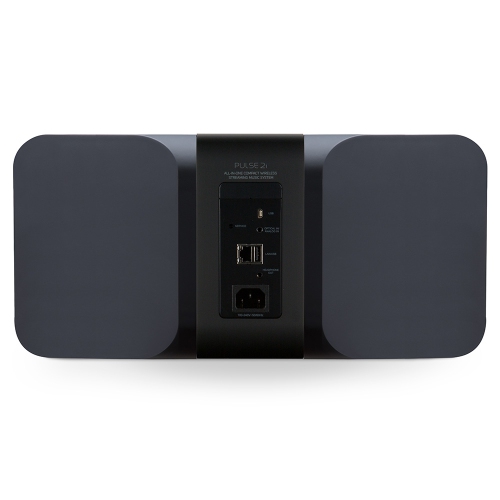 Bluesound Pulse 2i Haut-parleur intelligent multi-pièces sans fil avec Bluetooth - Noir - Compatible avec Alexa et Siri