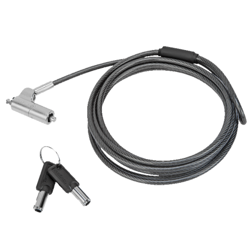 Targus Defcon Trapezoid Keyed Cable Lock - Black -
