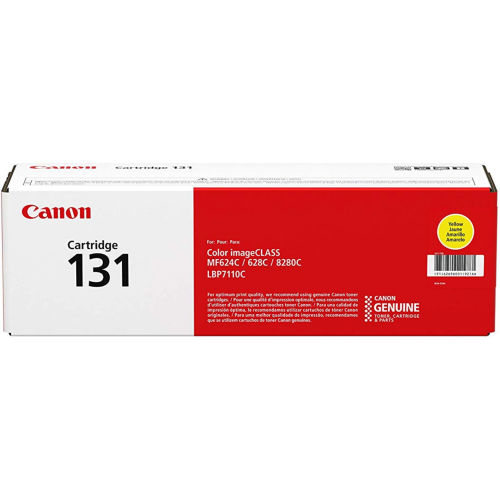Canon 131 Yellow 6269B001. Original Toner Cartridge. For imageCLASS MF8280Cw, MF624Cw, 628C