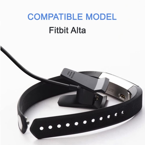 Navor Charging Cable Compatible with Fitbit Alta - 2Pcs Smartwatch Replacement USB Cradle Dock Stand Charger Cord | Fitbit Alta Portable Smartwatch