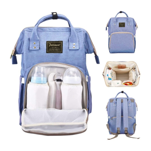 Dainty Diaper Bag Multi-Function Backpack Nappy Bags; Waterproof Travel Backpack; Large Capacity18L; Stylish & Durable