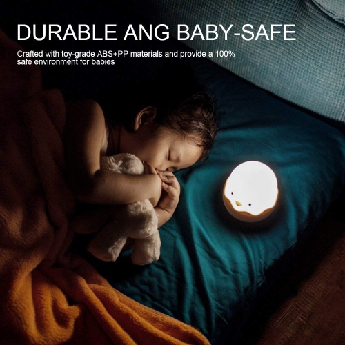 Interrupteur à bascule coquille d’oeuf pour bébé, veilleuse pour enfants, interrupteur à bouton en silicone, USB