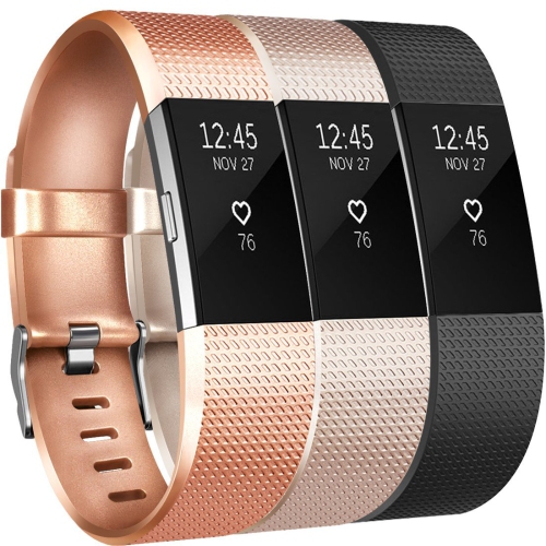 Fitbit Charge 2 Bands, Replacement Wristbands Soft Comfortable Accessory Strap (SMALL) (3 PACK)