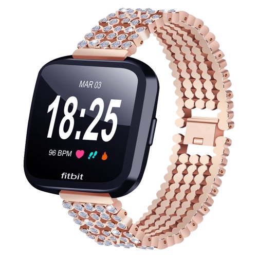 Fitbit versa rose gold best sale best buy